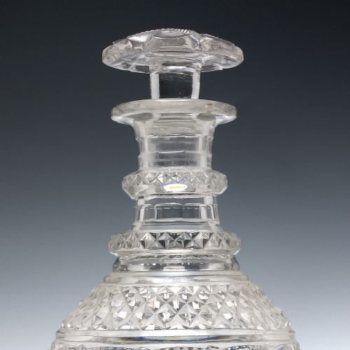 PAIR GEORGIAN SCOTTISH GLASS SPIRIT DECANTERS C182530 - ADDITIONAL PHOTO 3