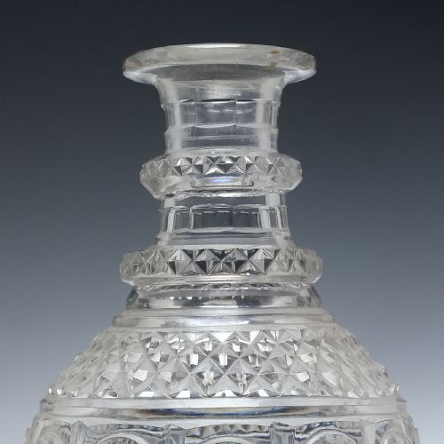 PAIR GEORGIAN SCOTTISH GLASS SPIRIT DECANTERS C182530 - ADDITIONAL PHOTO 4