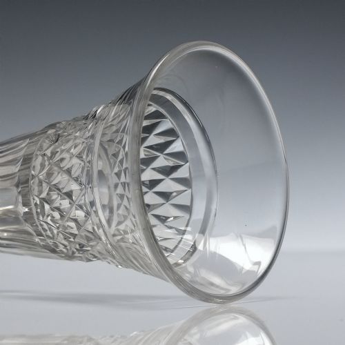 PAIR 19TH CENTURY CUT JELLY GLASSES C1840 - ADDITIONAL PHOTO 2
