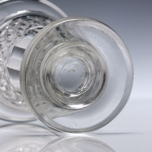 PAIR 19TH CENTURY CUT JELLY GLASSES C1840 - ADDITIONAL PHOTO 3