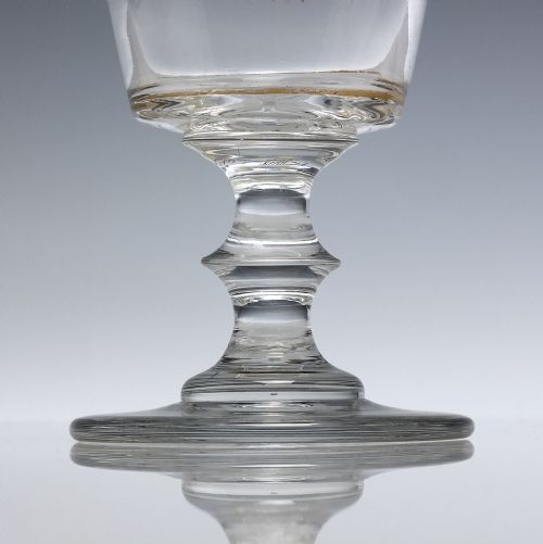 RARE WILLIAM IV GILDED GLASS RUMMER C1830 - ADDITIONAL PHOTO 2