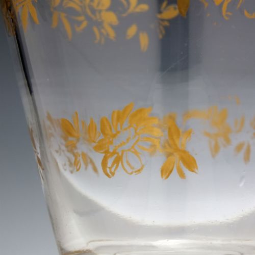 RARE WILLIAM IV GILDED GLASS RUMMER C1830 - ADDITIONAL PHOTO 4