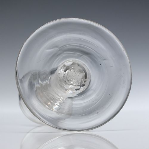 RARE 18TH CENTURY AIR TWIST DRAM GLASS C1750 - ADDITIONAL PHOTO 6