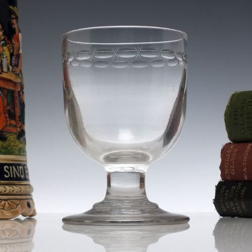 victorian pub rummer c1840 - CATEGORY: ANTIQUE GLASS - DATED 1850