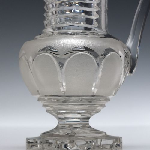 ANTIQUE 19TH CENTURY CUT GLASS CREAM JUG C1820 - ADDITIONAL PHOTO 2