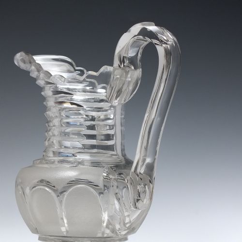 ANTIQUE 19TH CENTURY CUT GLASS CREAM JUG C1820 - ADDITIONAL PHOTO 5