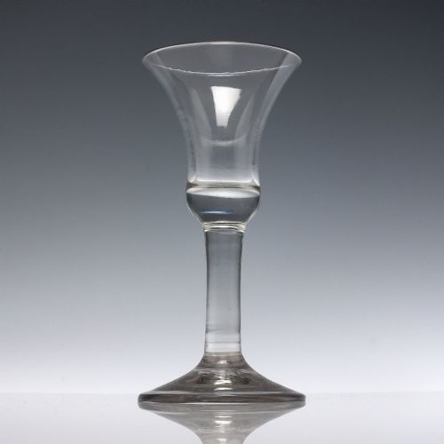 GEORGIAN PLAIN STEM WINE GLASS C1740 - ADDITIONAL PHOTO 1