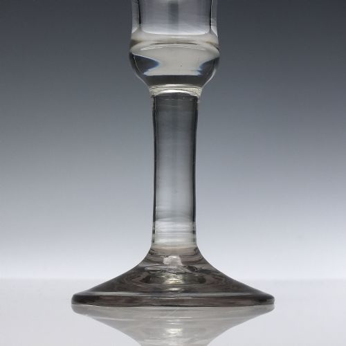GEORGIAN PLAIN STEM WINE GLASS C1740 - ADDITIONAL PHOTO 2