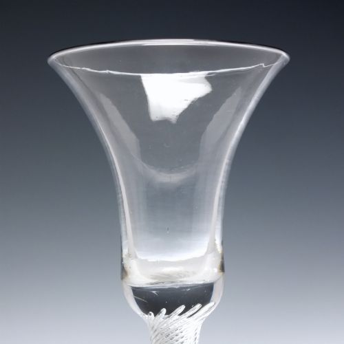 GEORGIAN 18TH CENTURY COMPOSITE WINE GLASS C1750 - ADDITIONAL PHOTO 3