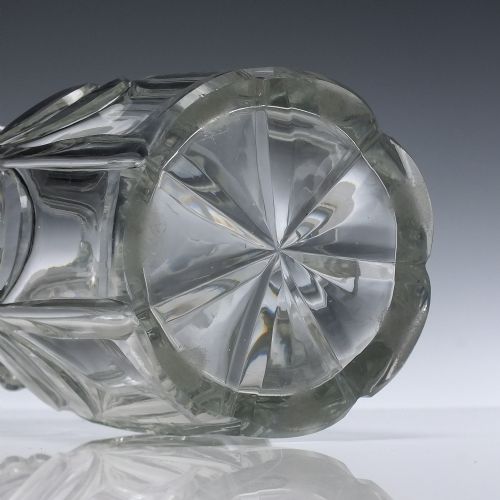 LARGE GEORGIAN PRISM CUT GLASS WATER JUG C1820 - ADDITIONAL PHOTO 5