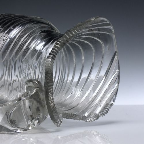 GEORGIAN PRISM CUT GLASS WATER JUG C1820 - ADDITIONAL PHOTO 1