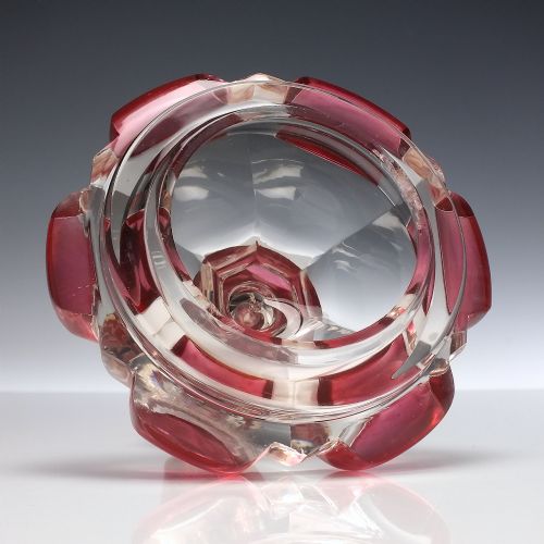 LARGE BOHEMIAN ENGRAVED GOBLET WITH COVER C1835 - ADDITIONAL PHOTO 6