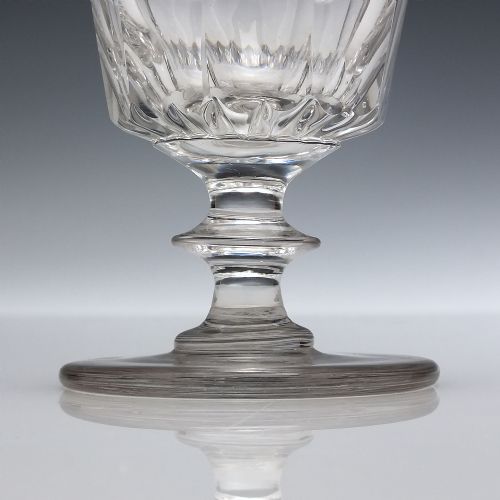 FOUR 19TH CENTURY GLASS RUMMERS C1820 - ADDITIONAL PHOTO 3
