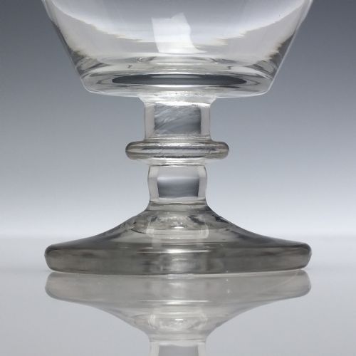 PAIR 18TH CENTURY ENGRAVED GLASS RUMMERS C1780 - ADDITIONAL PHOTO 2