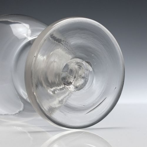 PAIR 18TH CENTURY ENGRAVED GLASS RUMMERS C1780 - ADDITIONAL PHOTO 5