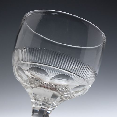 PAIR GEORGIAN GLASS RUMMERS C1800 - ADDITIONAL PHOTO 3
