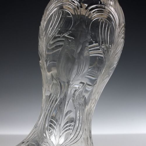 STEVENS WILLIAMS ART NOUVEAU SILVER TOP VASE C1909 - ADDITIONAL PHOTO 3