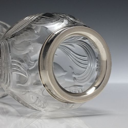 STEVENS WILLIAMS ART NOUVEAU SILVER TOP VASE C1909 - ADDITIONAL PHOTO 6