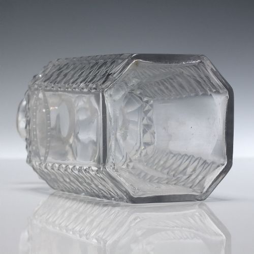 PAIR 19TH CENTURY GLASS SPIRIT DECANTERS C1830 - ADDITIONAL PHOTO 6