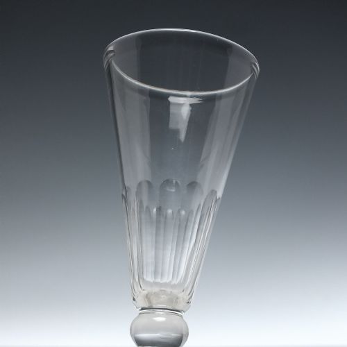 GEORGIAN BALUSTROID ALE GLASS C1800 - ADDITIONAL PHOTO 2