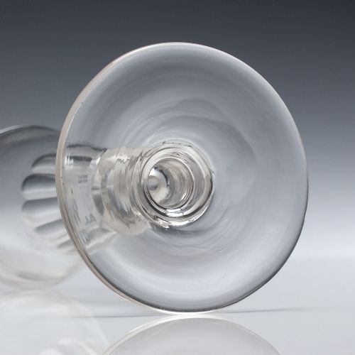 GEORGIAN BALUSTROID ALE GLASS C1800 - ADDITIONAL PHOTO 5