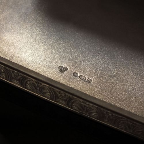 ART DECO SEARLE CO MIRRORED MARCASITE SILVER COMPACT 1927 - ADDITIONAL PHOTO 6
