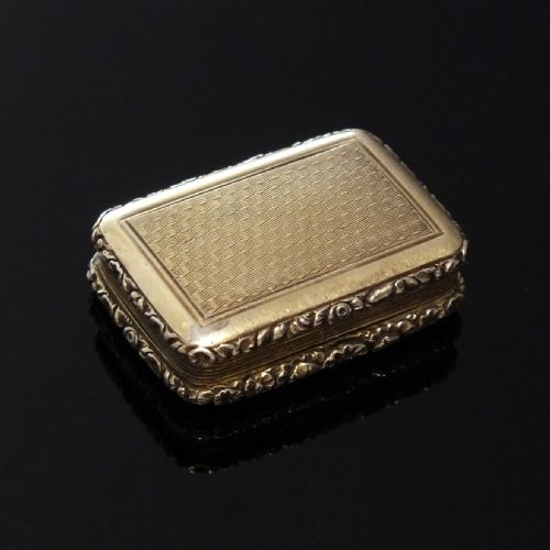 GEORGIAN SILVER VINAIGRETTE BY SAMUEL PEMBERTON HALLMARKED BIRMINGHAM 1818 - ADDITIONAL PHOTO 3