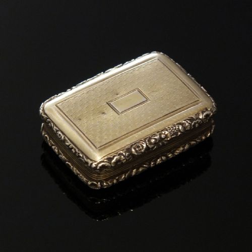 GEORGIAN SILVER VINAIGRETTE BY SAMUEL PEMBERTON HALLMARKED BIRMINGHAM 1818 - ADDITIONAL PHOTO 4