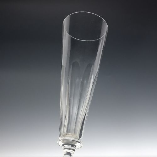 SIX EDWARDIAN CHAMPAGNE GLASS FLUTES C1910 - ADDITIONAL PHOTO 3