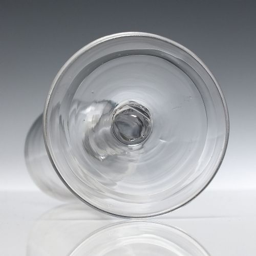 GEORGIAN PLAIN STEM ALE GLASS C1740 - ADDITIONAL PHOTO 4