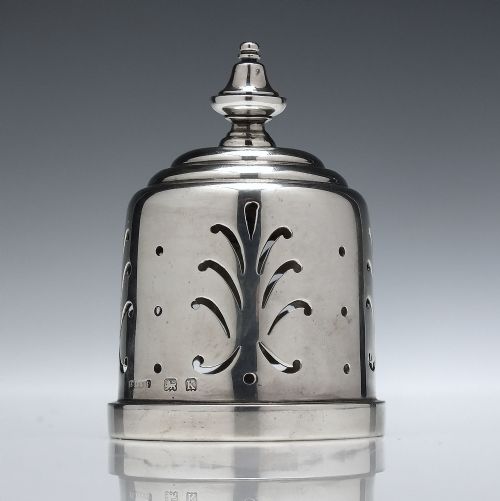 PAIR OF GEORGE V SILVER TOPPED SUGAR CASTERS BIRMINGHAM 1934 - ADDITIONAL PHOTO 5