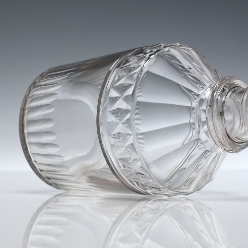 PAIR 19TH CENTURY GLASS SPIRIT DECANTERS C1830 - ADDITIONAL PHOTO 4