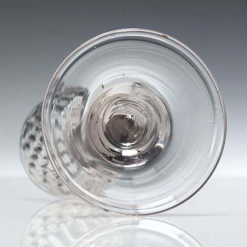 GEORGIAN LIEGE BALUSTROID WINE GLASS C1725 - ADDITIONAL PHOTO 4