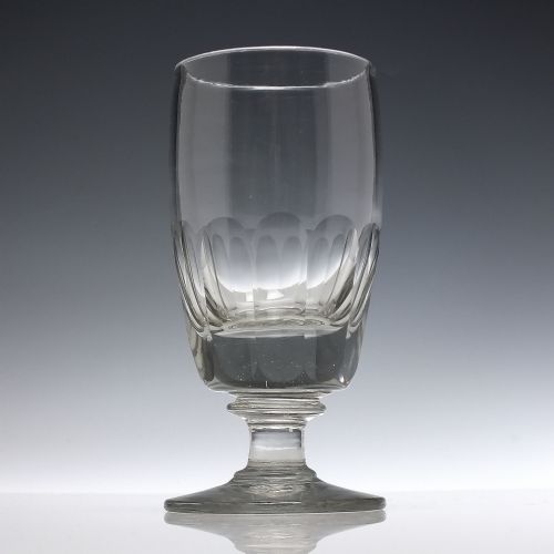 PAIR VICTORIAN GLASS RUMMERS C1880 - ADDITIONAL PHOTO 1
