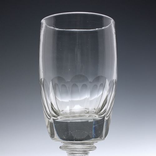 PAIR VICTORIAN GLASS RUMMERS C1880 - ADDITIONAL PHOTO 2