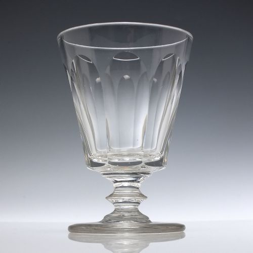 PAIR GEORGIAN BUCKET BOWL GLASS RUMMERS C1820 - ADDITIONAL PHOTO 1