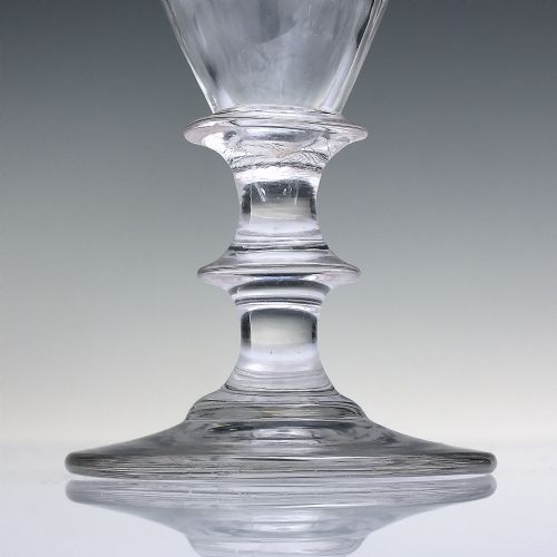 RARE EARLY 19TH CENTURY WINE GLASS C1810 - ADDITIONAL PHOTO 2