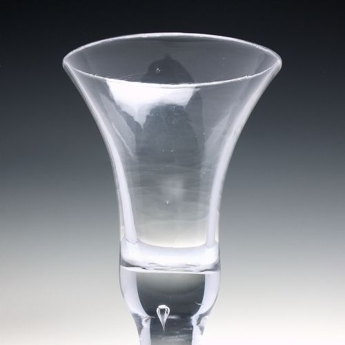 GEORGIAN PLAIN STEM WINE GLASS C1750 - ADDITIONAL PHOTO 2