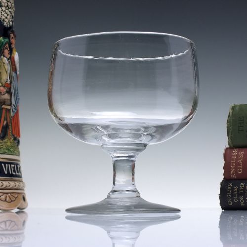 rare victorian snifter glass c1870 - CATEGORY: ANTIQUE GLASS - DATED 1880