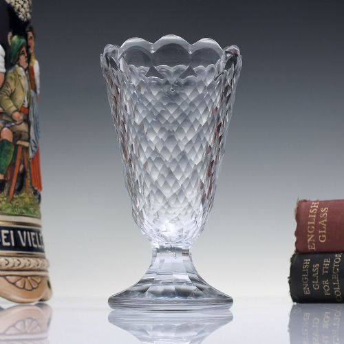 18th century facet cut jelly glass c1790 - CATEGORY: ANTIQUE GLASS - DATED GEORGIAN