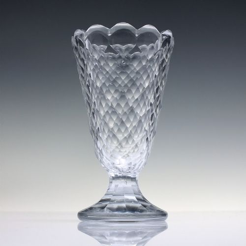 18TH CENTURY FACET CUT JELLY GLASS C1790 - ADDITIONAL PHOTO 1