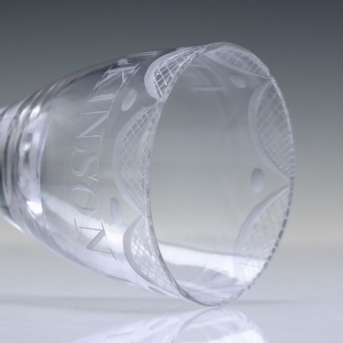 18TH CENTURY ENGRAVED DRAM GLASS C1780 - ADDITIONAL PHOTO 4