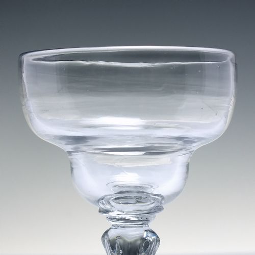 18TH CENTURY CHAMPAGNE PEDESTAL STEM GLASS C1750 - ADDITIONAL PHOTO 3