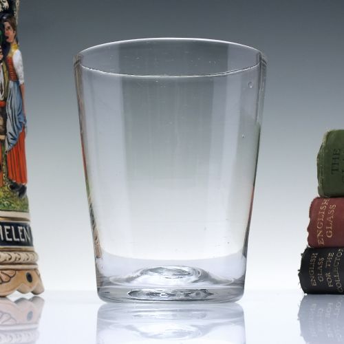 18th century glass whisky tumbler c1760 - CATEGORY: ANTIQUE GLASS - DATED 1750