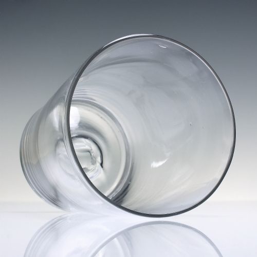 18TH CENTURY GLASS WHISKY TUMBLER C1760 - ADDITIONAL PHOTO 2