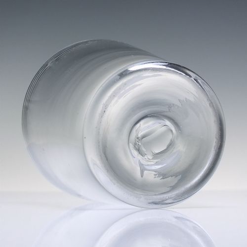 18TH CENTURY GLASS WHISKY TUMBLER C1760 - ADDITIONAL PHOTO 3