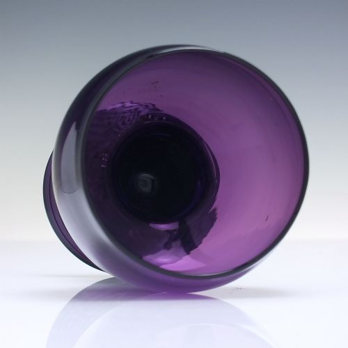 19TH CENTURY AMETHYST WINE GLASS C1830 - ADDITIONAL PHOTO 4