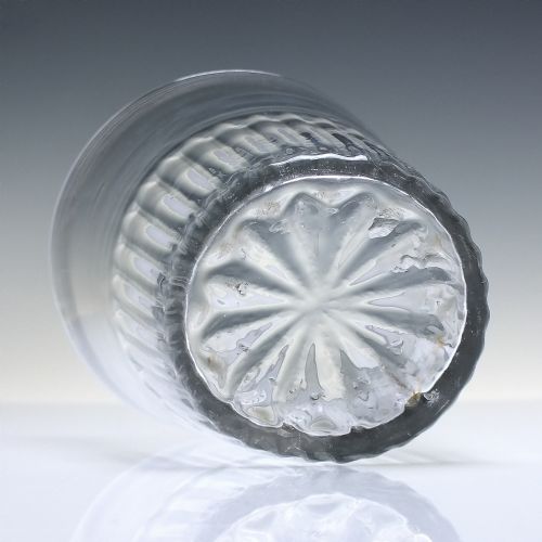 19TH CENTURY RIB MOULDED PINT TUMBLER C1840 - ADDITIONAL PHOTO 3
