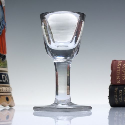 georgian deceptive toastmaster dram glass c1750 - CATEGORY: ANTIQUE GLASS - DATED GEORGIAN
