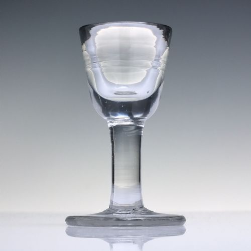 GEORGIAN DECEPTIVE TOASTMASTER DRAM GLASS C1750 - ADDITIONAL PHOTO 1